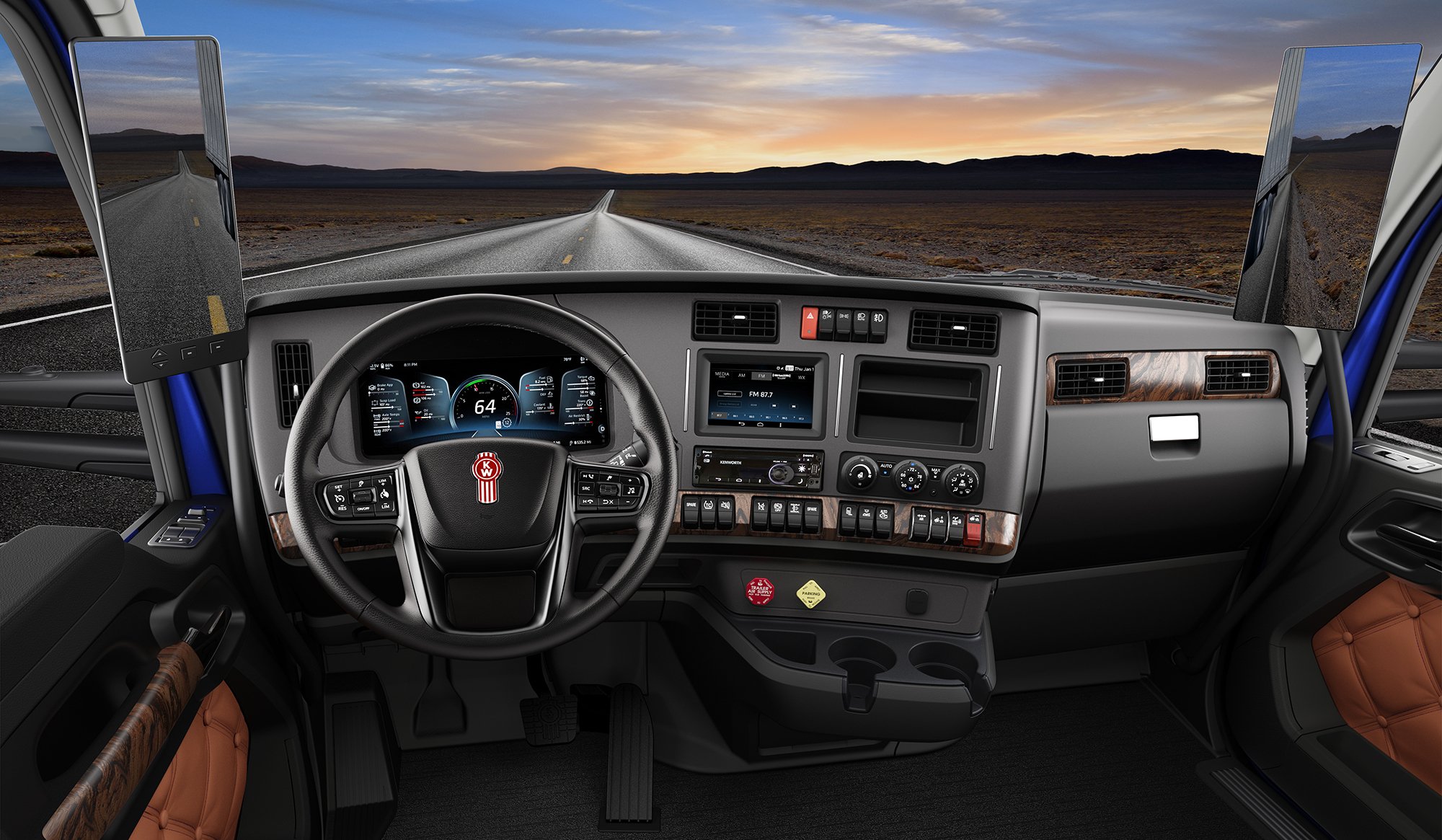 Kenworth Digital Mirrors